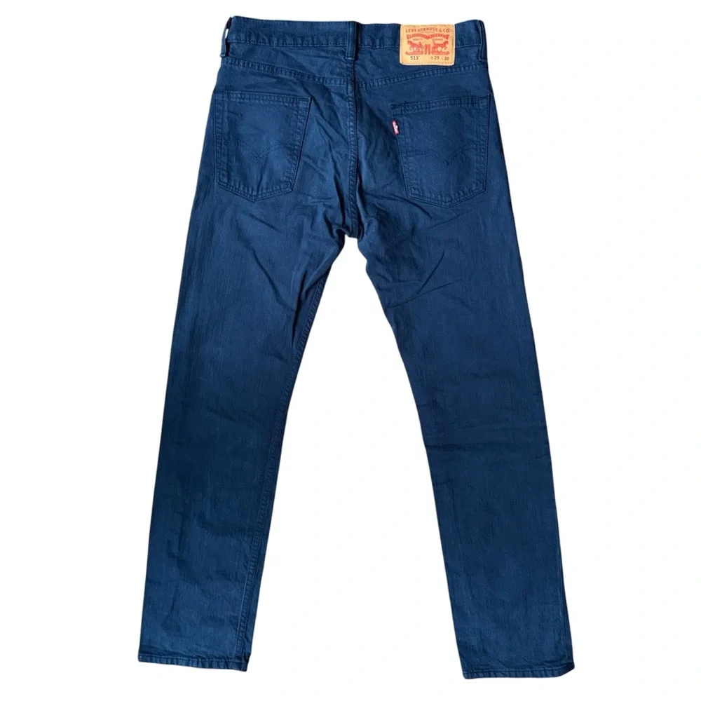 Levi’s‎ 513 Men’s Slim Straight Blue Stretch Jeans W29 L30